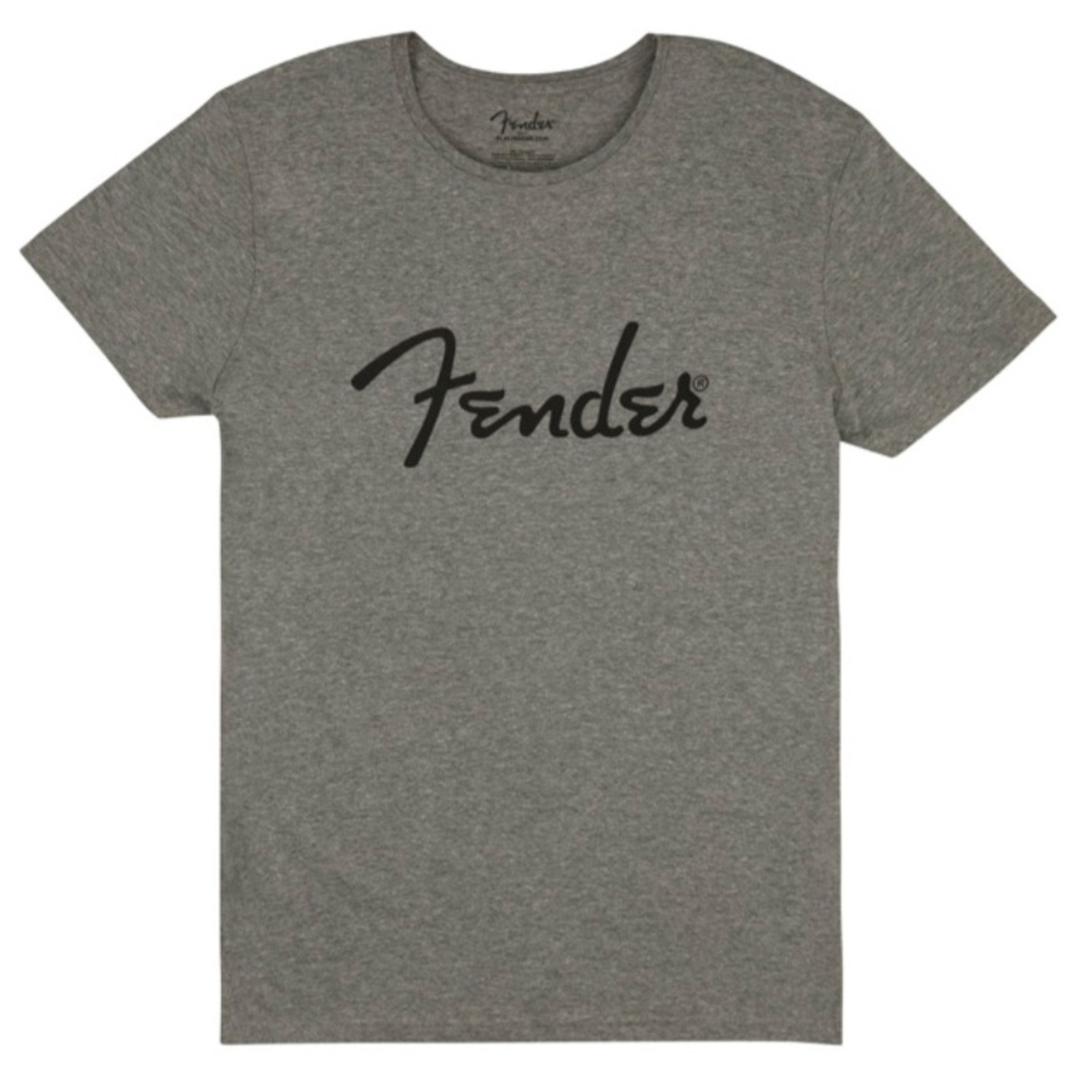 Fender T-Shirt - Spaghetti Logo / Grey - GigGear