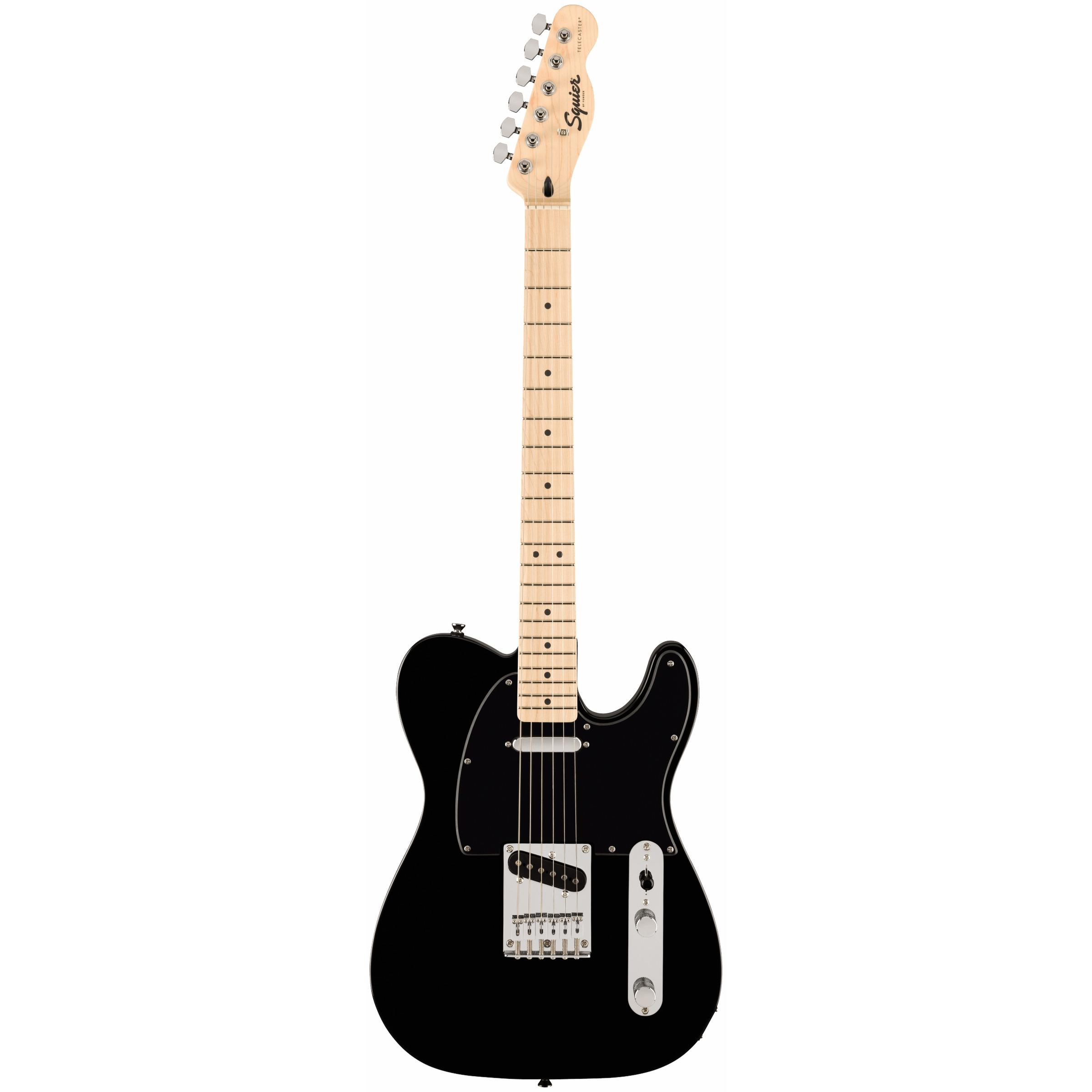 Squier FSR Sonic Telecaster - Black / Black Pickguard