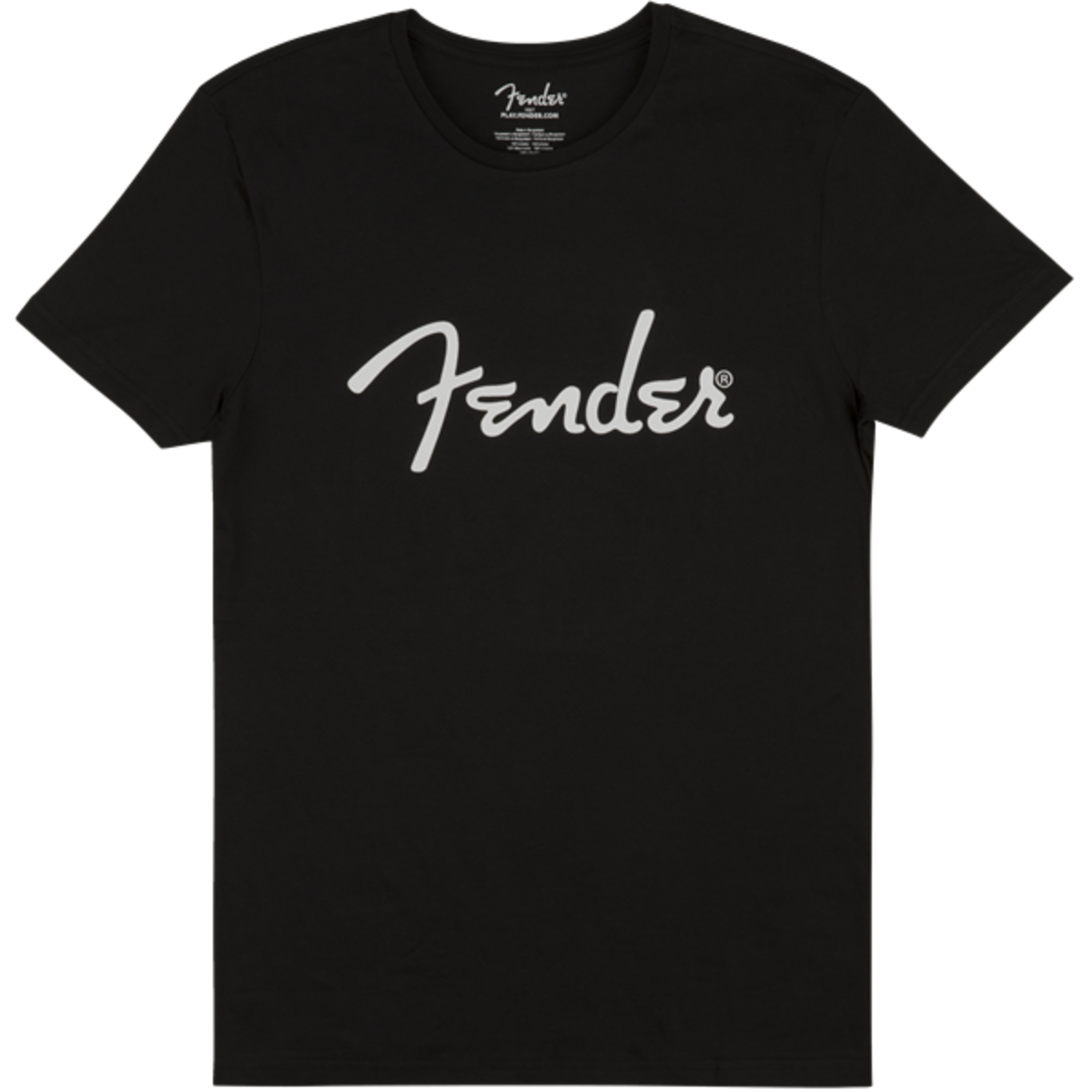 Fender T-Shirt - Spaghetti Logo / Black - GigGear