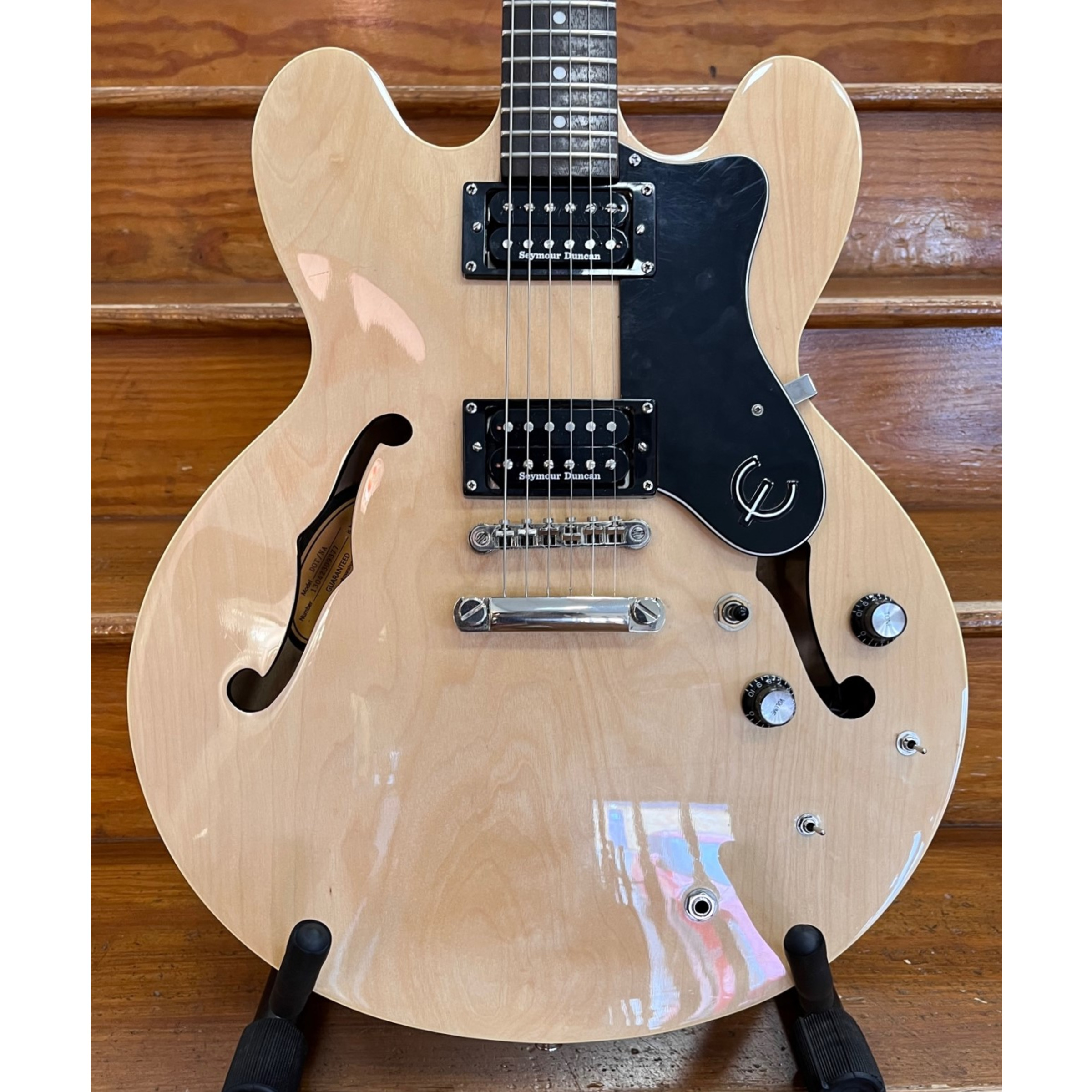 Epiphone ES-335 ナチュラル SECONDHAND Epiphone ES-335 Natural (Modded with Seymour
