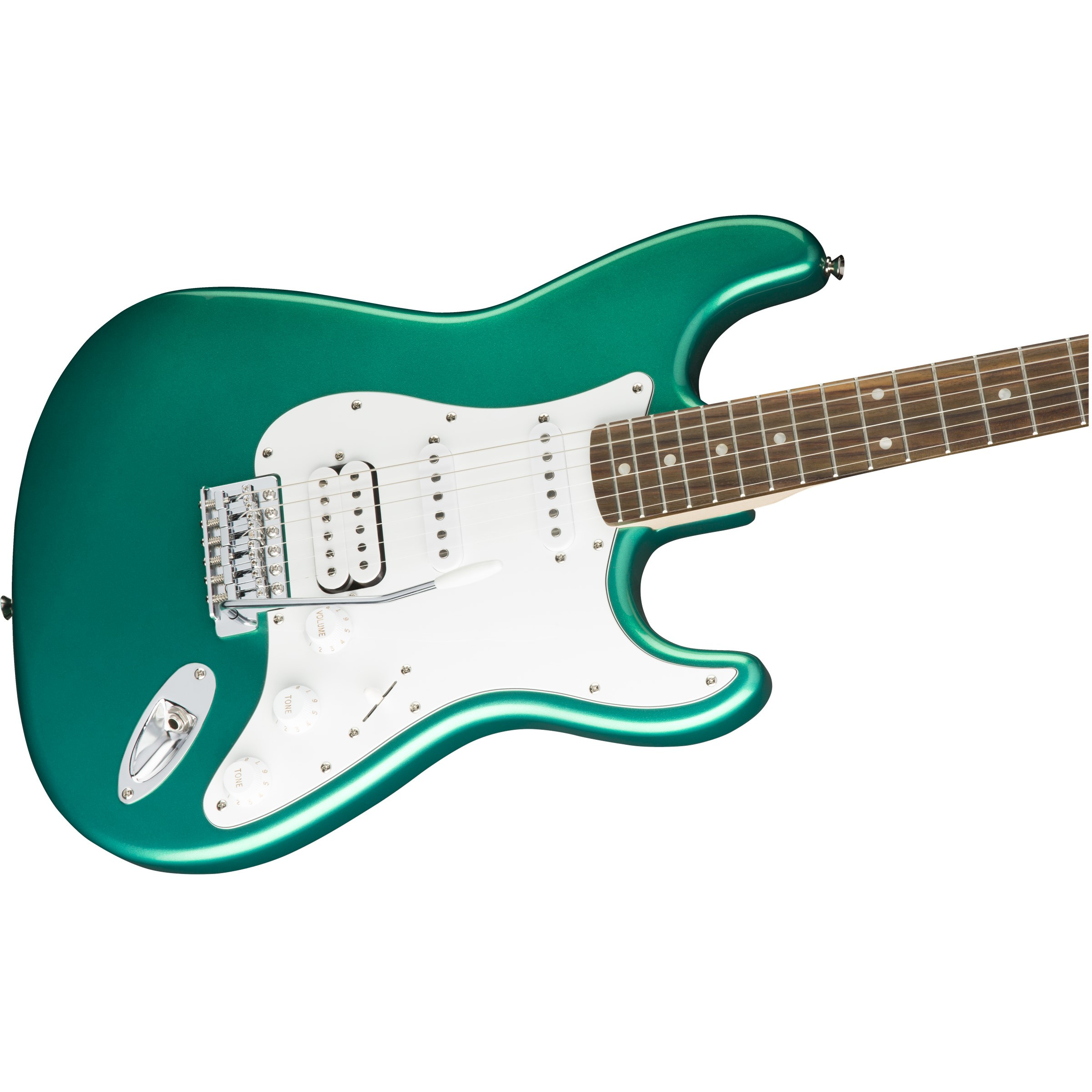 squier affinity strat hss race green