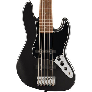 Squier Affinity Jazz Bass VI -  Black Metallic Laurel - 