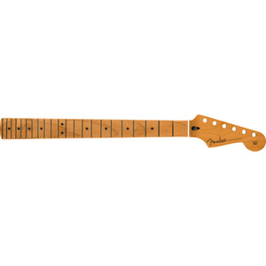 Fender Satin Roasted Maple Stratocaster Neck - Flat Oval Shape - Maple 