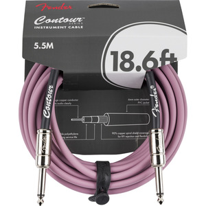 Fender Contour 18.6' Instrument Cable - Burgundy Mist