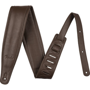 Fender 3.5" Premium Leather Strap - Brown 