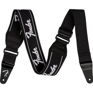 Fender Swell NeoPrene Logo Strap - Black