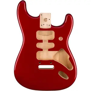 Fender Deluxe Series Stratocaster HSH Alder Body 2-Point Bridge Mount - Candy Apple Red