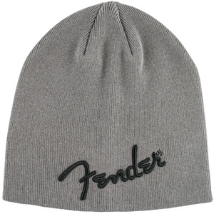 Fender Logo Beanie Hat  - Charcoal Heather Grey