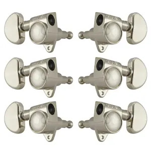 Grover Rotomatics Machine Heads 102 Series Machine Heads Set 3+3  - Nickel 