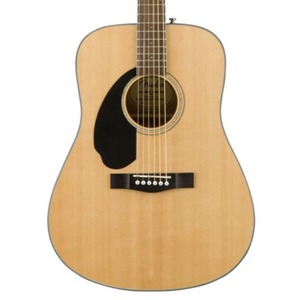 Fender CD60S LEFT HANDED Solid Top Dreadnought Acoustic Guitar - Natural