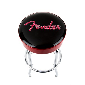 Fender Barstool 30" - Black with Red Fender Logo