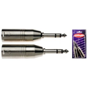 Stagg Male XLR - Stereo Jack Adapter - 2 Pack