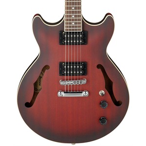 Ibanez AM53 Semi Hollow Electric Guitar - Sunset Red Flat
