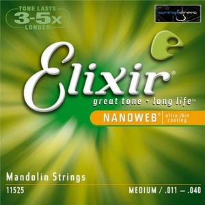 Elixir Nano Web Mandolin Medium 11-40