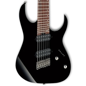 Ibanez RGMS7 7-String Multi-Scale Electric Guitar - Black