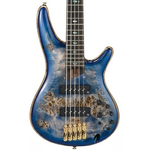 Ibanez Premium SR2605 5-String Bass Guitar - Cerulean Blue Burst