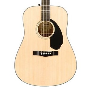 Fender CD60S Solid Top Dreadnought Acoustic Guitar - Natural