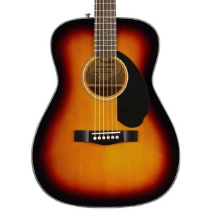 Fender CC60S Solid Top Concert Acoustic Guitar - 3 Colour Sunburst