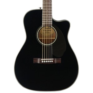 Fender CC60SCE Concert Electro Acoustic Guitar - Black