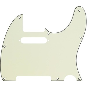 Fender Tele Pickguard 8 Hole - 3-Ply - Mint Green