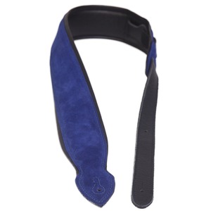 Leather Graft Deluxe Softie Guitar Strap - Blue