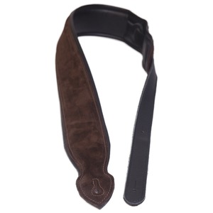 Leather Graft Deluxe Softie Guitar Strap - Brown