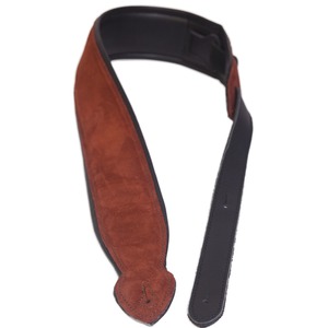 Leather Graft Deluxe Softie Guitar Strap - Rust