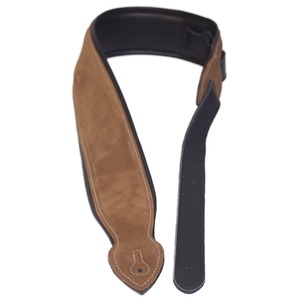 Leather Graft Deluxe Softie Guitar Strap - Tan