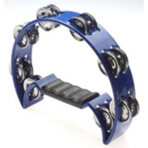 Stagg Half Moon Tambourine - Blue