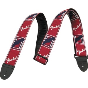 Fender Monogrammed Strap - Red / White / Blue