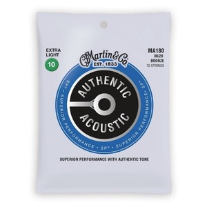 Martin Authentic Acoustic 12-String SP 80/20 Bronze 