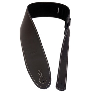 Leather Graft Pro Reversible Guitar Strap - Black/cream
