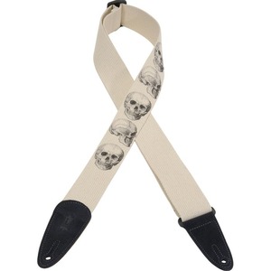 Levy's Lucid Dream 2" Cotton Strap - Skulls