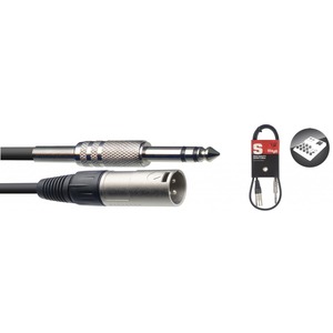 Stagg Large Stereo Jack - Male XLR Cable