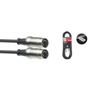 Stagg Metal End Midi Cable