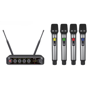 Chord XU Series UHF 4-Channel Wireless Mic System - 4 x Handheld Mics
