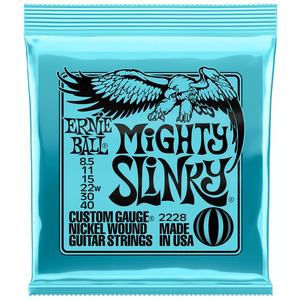Ernie Ball Slinky Guitar Strings - Mighty Slinky 8.5-40