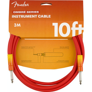 Fender Ombre Series Instrument Cable 10ft  - Tequila Sunrise