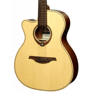 LAG TL88ACE Tramontane Auditorium Cutaway Left Handed Electro-Acoustic 