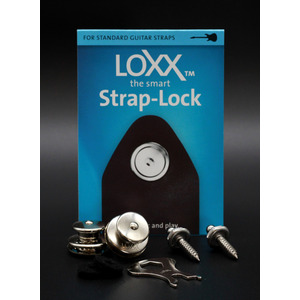 LOXX Strap Locks for Electric Guitar and Bass - Nickel