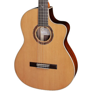 Faith Lyra Nylon String HiGloss Cutaway Classical Guitar Inc. GigBag