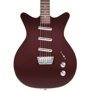 Danelectro 59 Triple Divine Guitar - Dark Burgundy