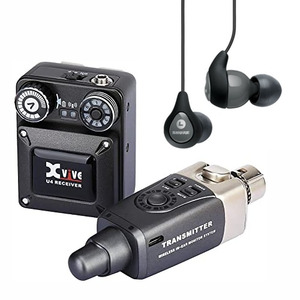 Xvive U4 Wireless System and Shure SE112 In Ear Headphones