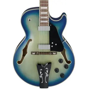 Ibanez GB10EM George Benson Signature - Jet Blue Burst