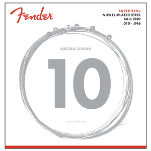 Fender Super 250's Nickel Plated Steel Guitar Strings - 10-46