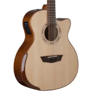 Washburn Comfort G15SCE 12 String Grand Auditorium Electro Acoustic Guitar - Natural