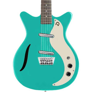 Danelectro Dc59 12 String Electric Guitar - Vintage - Dark Aqua