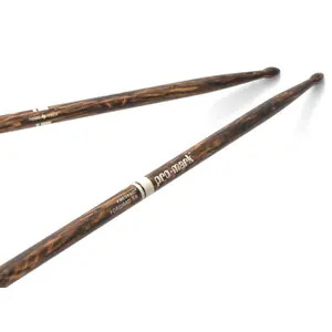 Promark Classic Forward 5A FireGrain Hickory Oval Wood Tip Drumsticks