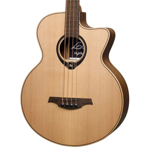 Lag HyVibe 10 HV10BCE H2 Electro-Acoustic Bass Smart Guitar Jumbo Cutaway