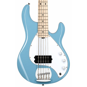 Sterling By Musicman RAY5 5-String Active Bass Guitar - Chopper Blue